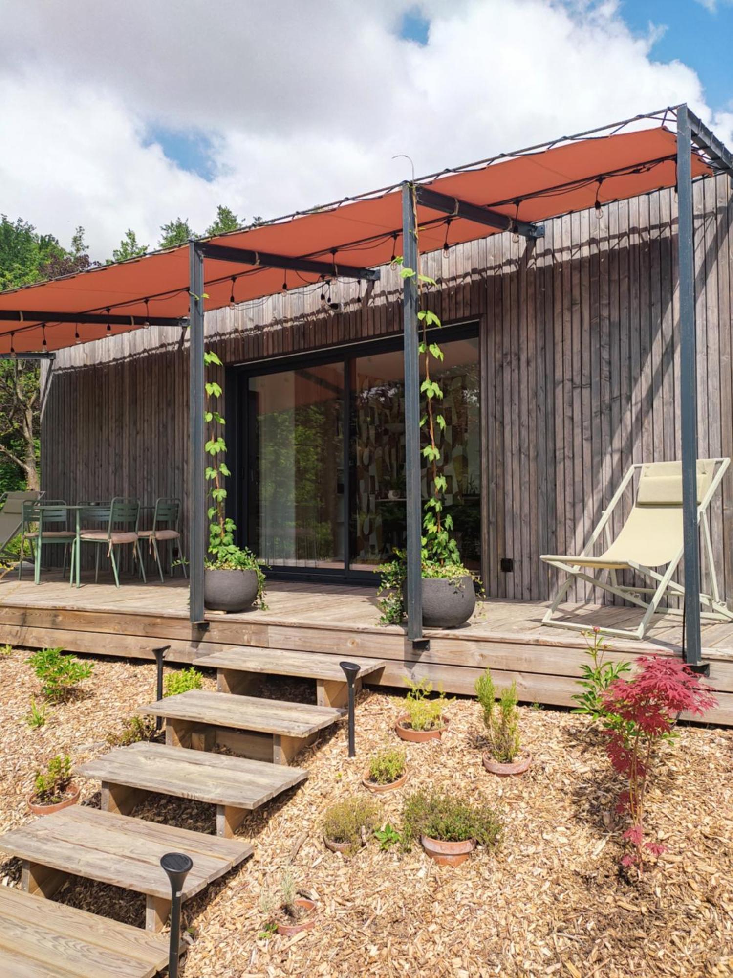 L'Ermitage - L'Ecolodge Des Monts Des Flandres - Au Coeur De 800M2 De Jardin Prive Saint-Jans-Cappel Exterior photo